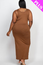 Load image into Gallery viewer, Plus Size Solid Basic Maxi Dress (CAPELLA)