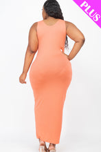 Load image into Gallery viewer, Plus Size Solid Basic Maxi Dress (CAPELLA)