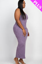Load image into Gallery viewer, Plus Size Solid Basic Maxi Dress (CAPELLA)