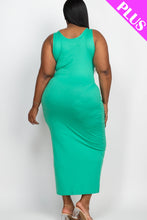 Load image into Gallery viewer, Plus Size Solid Basic Maxi Dress (CAPELLA)