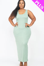 Load image into Gallery viewer, Plus Size Solid Basic Maxi Dress (CAPELLA)