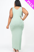 Load image into Gallery viewer, Plus Size Solid Basic Maxi Dress (CAPELLA)