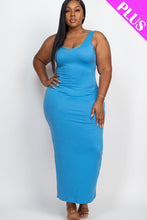 Load image into Gallery viewer, Plus Size Solid Basic Maxi Dress (CAPELLA)