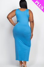 Load image into Gallery viewer, Plus Size Solid Basic Maxi Dress (CAPELLA)