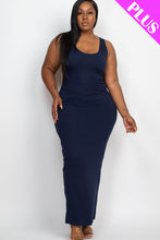 Load image into Gallery viewer, Plus Size Solid Basic Maxi Dress (CAPELLA)
