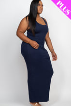 Load image into Gallery viewer, Plus Size Solid Basic Maxi Dress (CAPELLA)