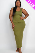 Load image into Gallery viewer, Plus Size Solid Basic Maxi Dress (CAPELLA)