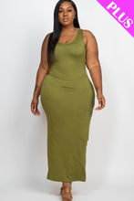 Load image into Gallery viewer, Plus Size Solid Basic Maxi Dress (CAPELLA)
