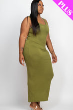 Load image into Gallery viewer, Plus Size Solid Basic Maxi Dress (CAPELLA)