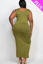 Load image into Gallery viewer, Plus Size Solid Basic Maxi Dress (CAPELLA)