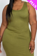 Load image into Gallery viewer, Plus Size Solid Basic Maxi Dress (CAPELLA)