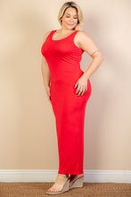 Load image into Gallery viewer, Plus Size Solid Basic Maxi Dress (CAPELLA)
