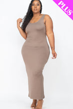 Load image into Gallery viewer, Plus Size Solid Basic Maxi Dress (CAPELLA)