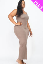 Load image into Gallery viewer, Plus Size Solid Basic Maxi Dress (CAPELLA)