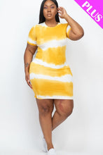Load image into Gallery viewer, Plus Size Tie-dye Print Bodycon Dress (CAPELLA)