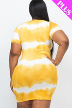 Load image into Gallery viewer, Plus Size Tie-dye Print Bodycon Dress (CAPELLA)