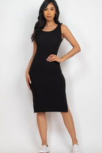 Load image into Gallery viewer, Ribbed Side Slit Tank Dress (CAPELLA)
