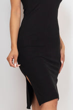 Load image into Gallery viewer, Ribbed Side Slit Tank Dress (CAPELLA)