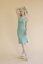 Load image into Gallery viewer, Ribbed Side Slit Tank Dress (CAPELLA)