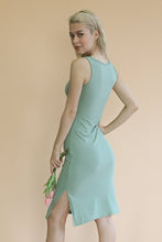 Load image into Gallery viewer, Ribbed Side Slit Tank Dress (CAPELLA)