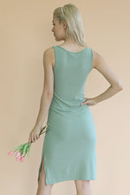 Load image into Gallery viewer, Ribbed Side Slit Tank Dress (CAPELLA)