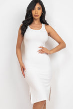 Load image into Gallery viewer, Ribbed Side Slit Tank Dress (CAPELLA)