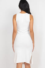 Load image into Gallery viewer, Ribbed Side Slit Tank Dress (CAPELLA)