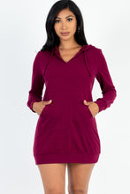 Load image into Gallery viewer, French Terry Hoodie Dress (CAPELLA)