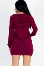Load image into Gallery viewer, French Terry Hoodie Dress (CAPELLA)