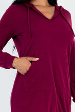 Load image into Gallery viewer, French Terry Hoodie Dress (CAPELLA)