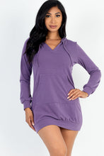 Load image into Gallery viewer, French Terry Hoodie Dress (CAPELLA)