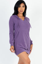 Load image into Gallery viewer, French Terry Hoodie Dress (CAPELLA)