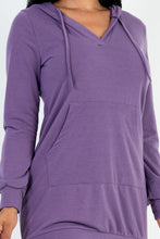 Load image into Gallery viewer, French Terry Hoodie Dress (CAPELLA)