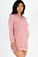 Load image into Gallery viewer, French Terry Hoodie Dress (CAPELLA)