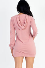 Load image into Gallery viewer, French Terry Hoodie Dress (CAPELLA)