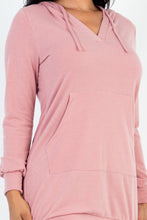 Load image into Gallery viewer, French Terry Hoodie Dress (CAPELLA)