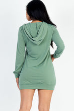 Load image into Gallery viewer, French Terry Hoodie Dress (CAPELLA)