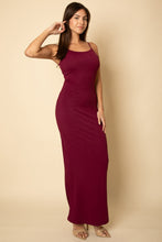 Load image into Gallery viewer, Ribbed Mermaid Hem Camisole Maxi Dress (CAPELLA)
