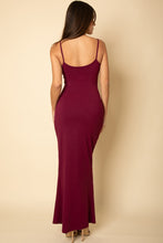 Load image into Gallery viewer, Ribbed Mermaid Hem Camisole Maxi Dress (CAPELLA)