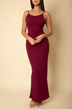 Load image into Gallery viewer, Ribbed Mermaid Hem Camisole Maxi Dress (CAPELLA)