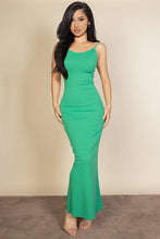 Load image into Gallery viewer, Ribbed Mermaid Hem Camisole Maxi Dress (CAPELLA)
