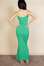 Load image into Gallery viewer, Ribbed Mermaid Hem Camisole Maxi Dress (CAPELLA)
