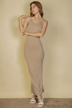 Load image into Gallery viewer, Ribbed Mermaid Hem Camisole Maxi Dress (CAPELLA)