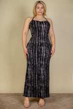 Load image into Gallery viewer, Plus Size Tie Dye Printed Cami Bodycon Maxi Dress (CAPELLA)