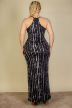 Load image into Gallery viewer, Plus Size Tie Dye Printed Cami Bodycon Maxi Dress (CAPELLA)