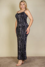 Load image into Gallery viewer, Plus Size Tie Dye Printed Cami Bodycon Maxi Dress (CAPELLA)
