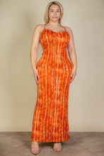 Load image into Gallery viewer, Plus Size Tie Dye Printed Cami Bodycon Maxi Dress (CAPELLA)