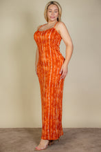 Load image into Gallery viewer, Plus Size Tie Dye Printed Cami Bodycon Maxi Dress (CAPELLA)