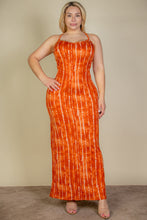 Load image into Gallery viewer, Plus Size Tie Dye Printed Cami Bodycon Maxi Dress (CAPELLA)