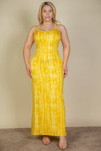 Load image into Gallery viewer, Plus Size Tie Dye Printed Cami Bodycon Maxi Dress (CAPELLA)